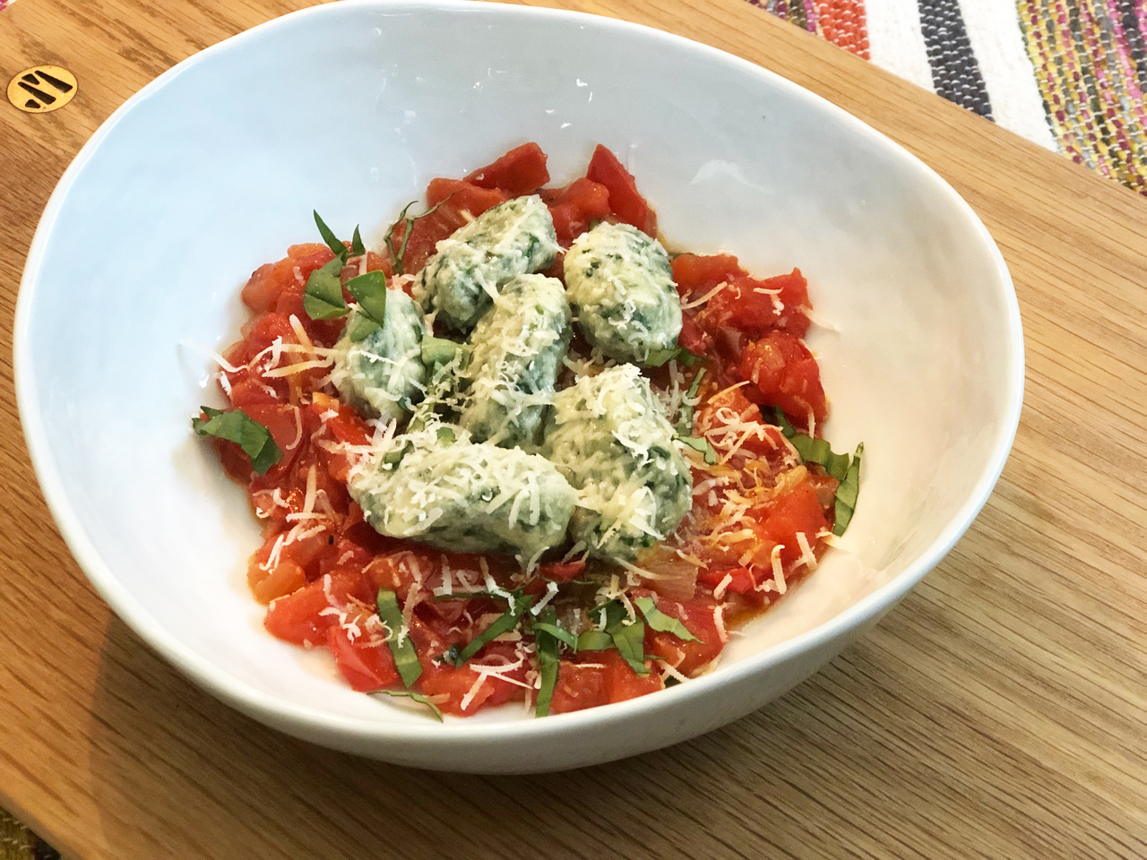 Spinach and Ricotta Gnocchi with Fresh Tomato Sauce My Studio Kitchen