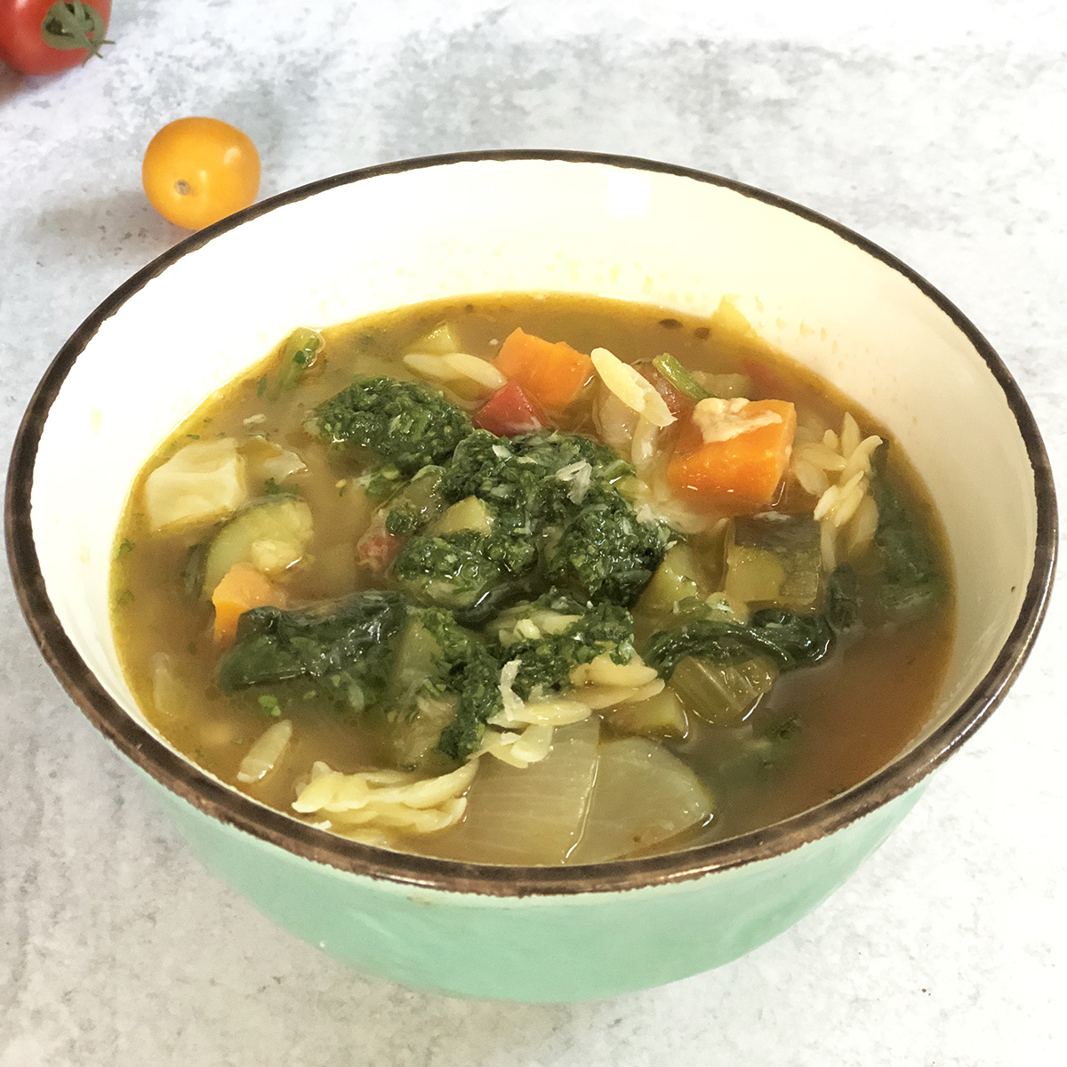Minestrone Soup with Pistou
