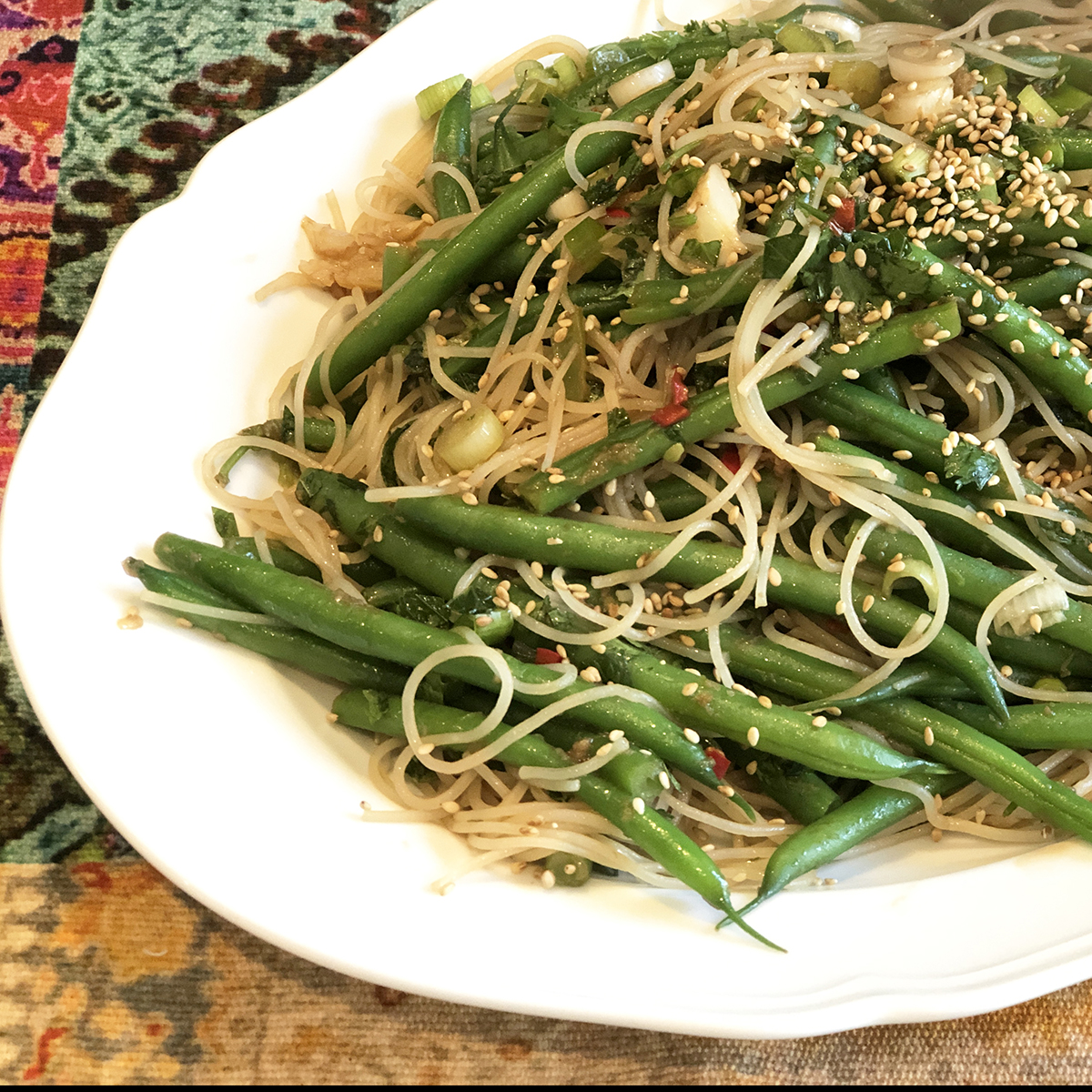 Green Beans and Glass Noodles