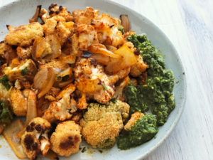 Roasted Cauliflower with Spices