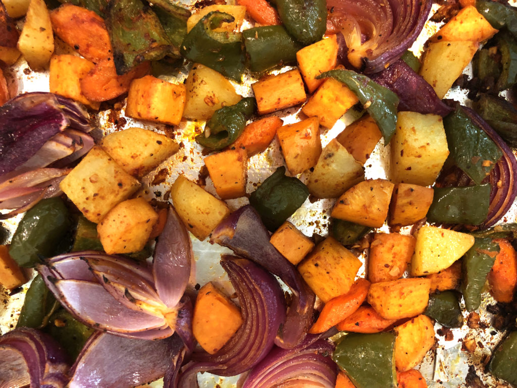 Smoky Vegetables on Sheet Pan